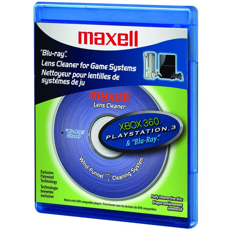 BD laser lens cleaner for Blu Ray Rom Maxell